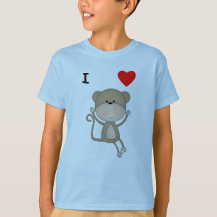 私は猿を愛します Tシャツ