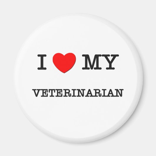 私は獣医が大好き マグネット (正面)