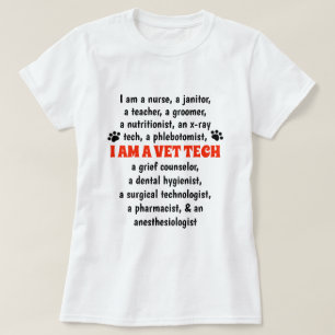 私は獣医の技術です Tシャツ