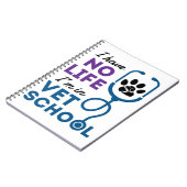 私は獣医の獣医に住んでいる人生がない ノートブック (左側)