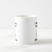 私は獣脂を前後に鞭打つ コーヒーマグカップ (中央)