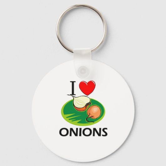 私は玉ねぎを愛している キーホルダー (正面)