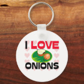 私は玉ねぎを愛している キーホルダー (正面)