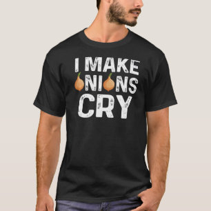 私は玉ねぎ泣き玉ねぎ野菜おもしろい女を愛する Tシャツ