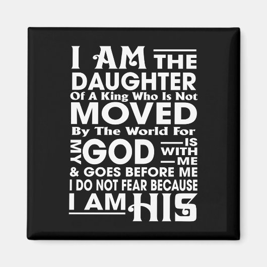 私は王の娘 マグネット (正面)