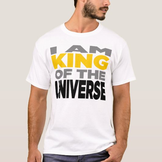 "私は王の"ワイシャツですOF UNIVERSE Tシャツ (正面)