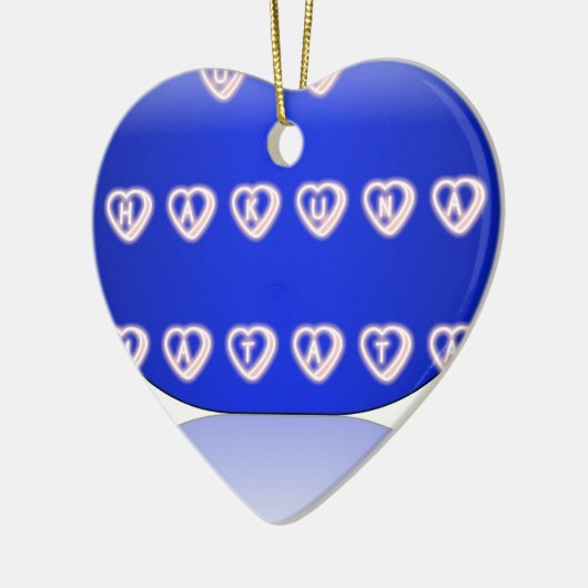 私は王国を愛し統一されたている セラミックオーナメント (左)