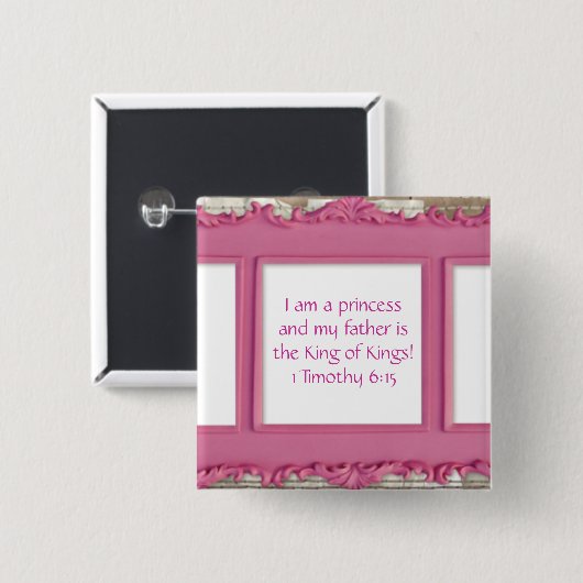 私は王女であり、私の父は王の王です 缶バッジ (正面&裏面)