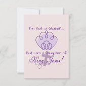 私は王妃ではない 招待状 (正面)