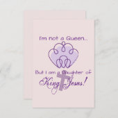 私は王妃ではない 招待状 (正面/裏面)