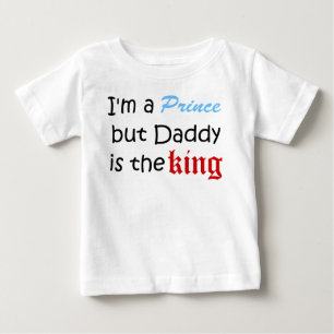 私は王子だがパパは王だ ベビーTシャツ