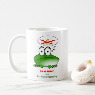 私は王子ではない。ただのカエル コーヒーマグカップ