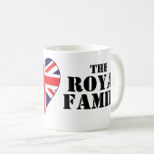 私は王室のマグを愛します コーヒーマグカップ (正面右)