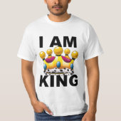 私は王様です Tシャツ (正面)