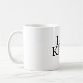 私は王-マグです コーヒーマグカップ (左)