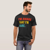 私は珍しいアパレルであることを知っている Tシャツ (正面フル)