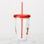 「私は珍しい！」 レア病の日タンブラー アクリルタンブラー (右)