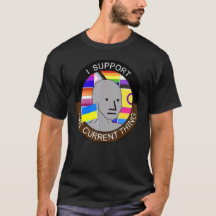 私は現在のものをサポート1 Tシャツ