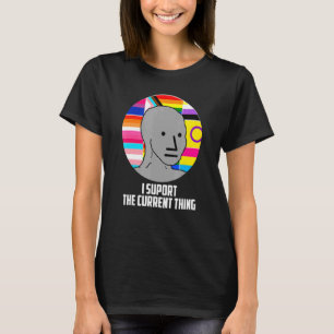私は現在の事をサポートミームIdahobit Lgbt Sup Tシャツ