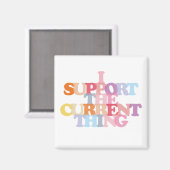 私は現在の物の磁石を支える マグネット (正面/裏面)