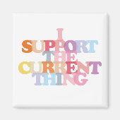 私は現在の物の磁石を支える マグネット (正面)