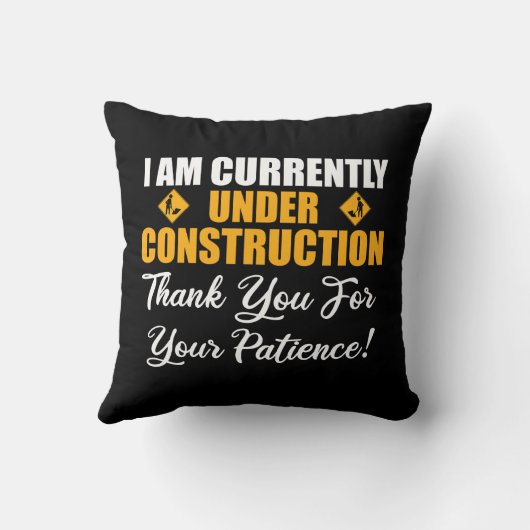 私は現在建築 クッション (裏面)