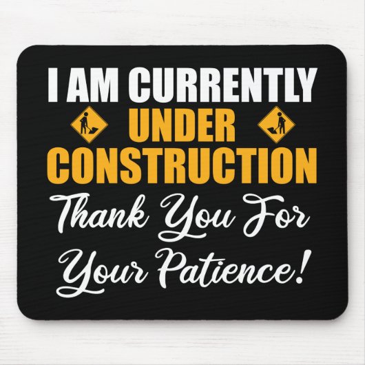 私は現在建築 マウスパッド (正面)