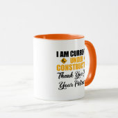 私は現在建築 マグカップ (正面右)