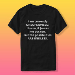 私は現在監修されていない Tシャツ