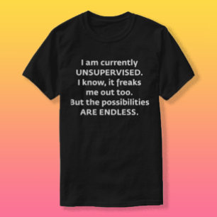 私は現在監修されていない Tシャツ