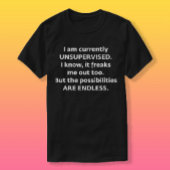 私は現在監修されていない Tシャツ