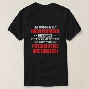 私は現在監視されていません Tシャツ