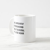私は現在、いくつかのWtfで生活している コーヒーマグカップ (正面左)