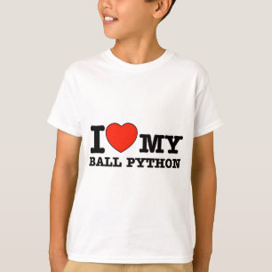 私は球の大蛇を愛します Tシャツ