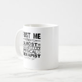 私は理学療法士のマグです コーヒーマグカップ (正面左)