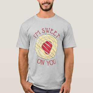 私は甘い上にあなたさくらんぼデンマーク菓子グルメ愛 Tシャツ