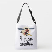 私は甘い人ではない – 私は…カスタマイズ可能 クロスボディバッグ (裏面)