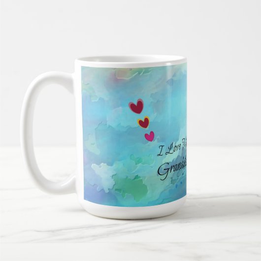 「私は甘い孫娘が大好き」 コーヒーマグカップ (左)