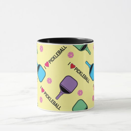 私は甘い黄色のピクルスが大好き コーヒーマグカップ (中央)