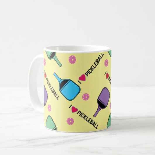 私は甘い黄色のピクルスが大好き コーヒーマグカップ (正面左)