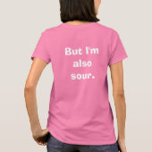 私は甘い。 Tシャツ (裏面)