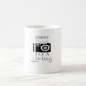 "私は生きている"マグのための人々を撃ちます! コーヒーマグカップ (中央)