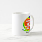 私は生き延びあなたの場所でハリケーンIRMA コーヒーマグカップ (正面右)