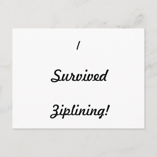 私は生き延びジプリン! ポストカード (正面)