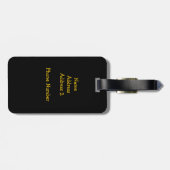 私は生き延びチームを討論する ラゲッジタグ (裏面横)