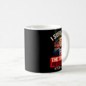 私は生き延びトランプ不況4725 4925トランプRec コーヒーマグカップ (正面右)