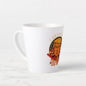 私は生き延びトランプ不況4 7 25 - 4 9 25 カフェラテマグ (左アングル)