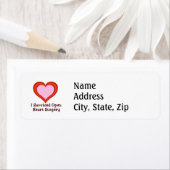 私は生き延びハート手術を開く ラベル (インサイチュ)