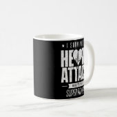 私は生き延びハート攻撃ハートの生存者である コーヒーマグカップ (正面右)