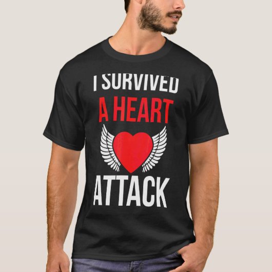 私は生き延びハート攻撃バイパス生存心筋 Tシャツ (正面)